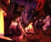 Монстро секс и ебля с пленницами